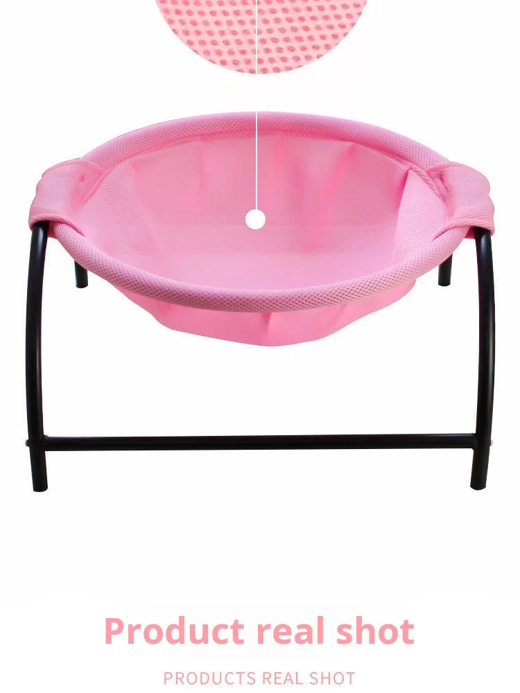 Breathable Cat Hammock Bed - Elevated Cooling Cot for Ultimate Comfort