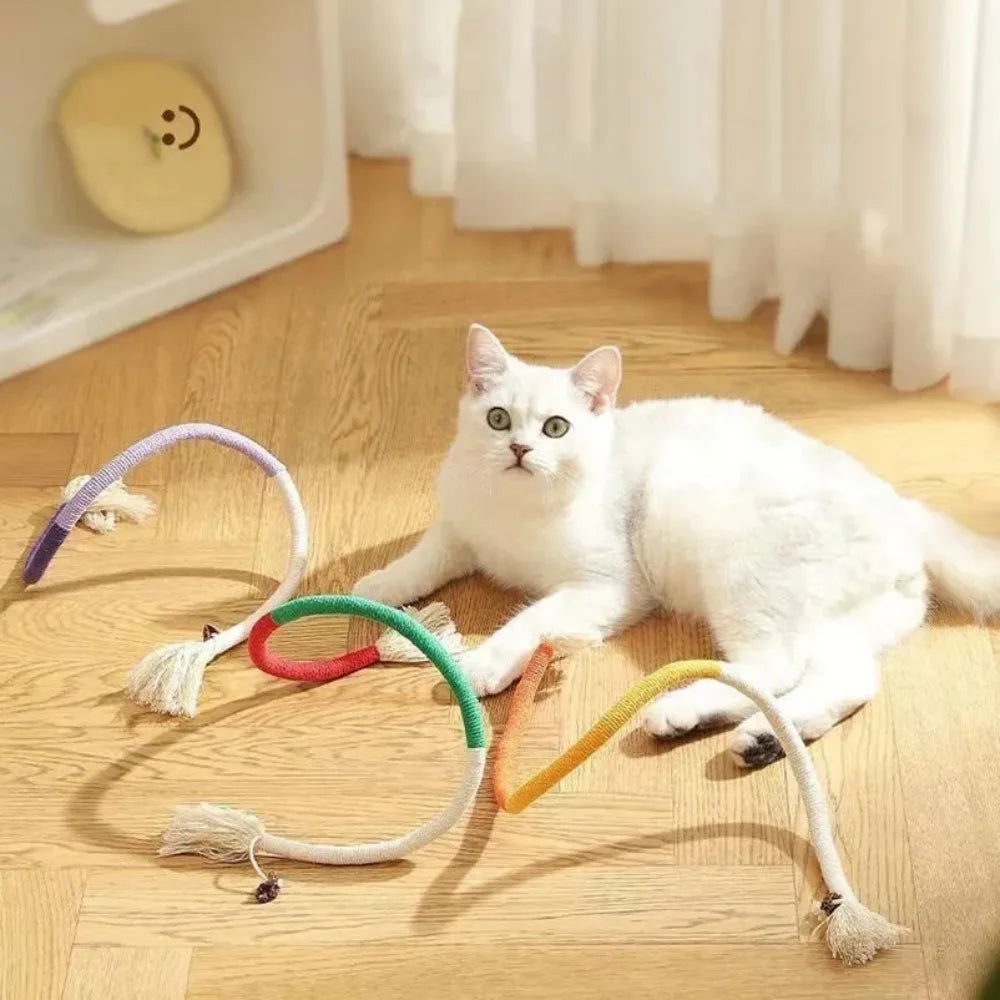Interactive Cat Toys Set - Feather Teasers and Chew Toys for Kittens