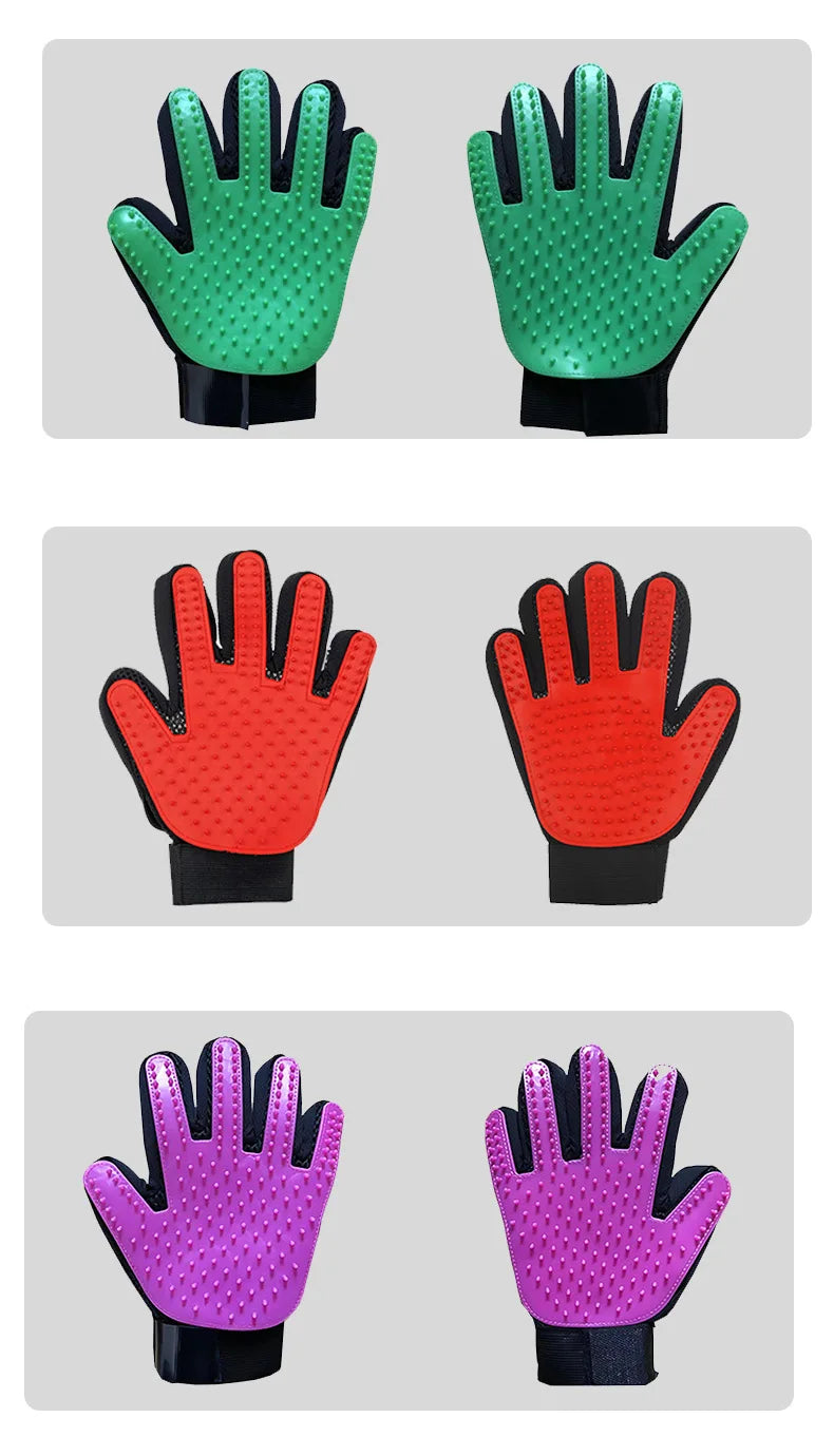 Cat Hair Remove Gloves - Effective Grooming Tool for Pets