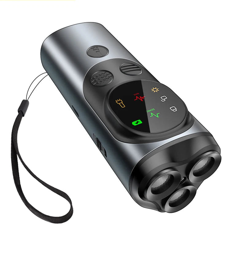 Ultrasonic Dog Training Device - Anti-Barking Trainer with LED Flashlight