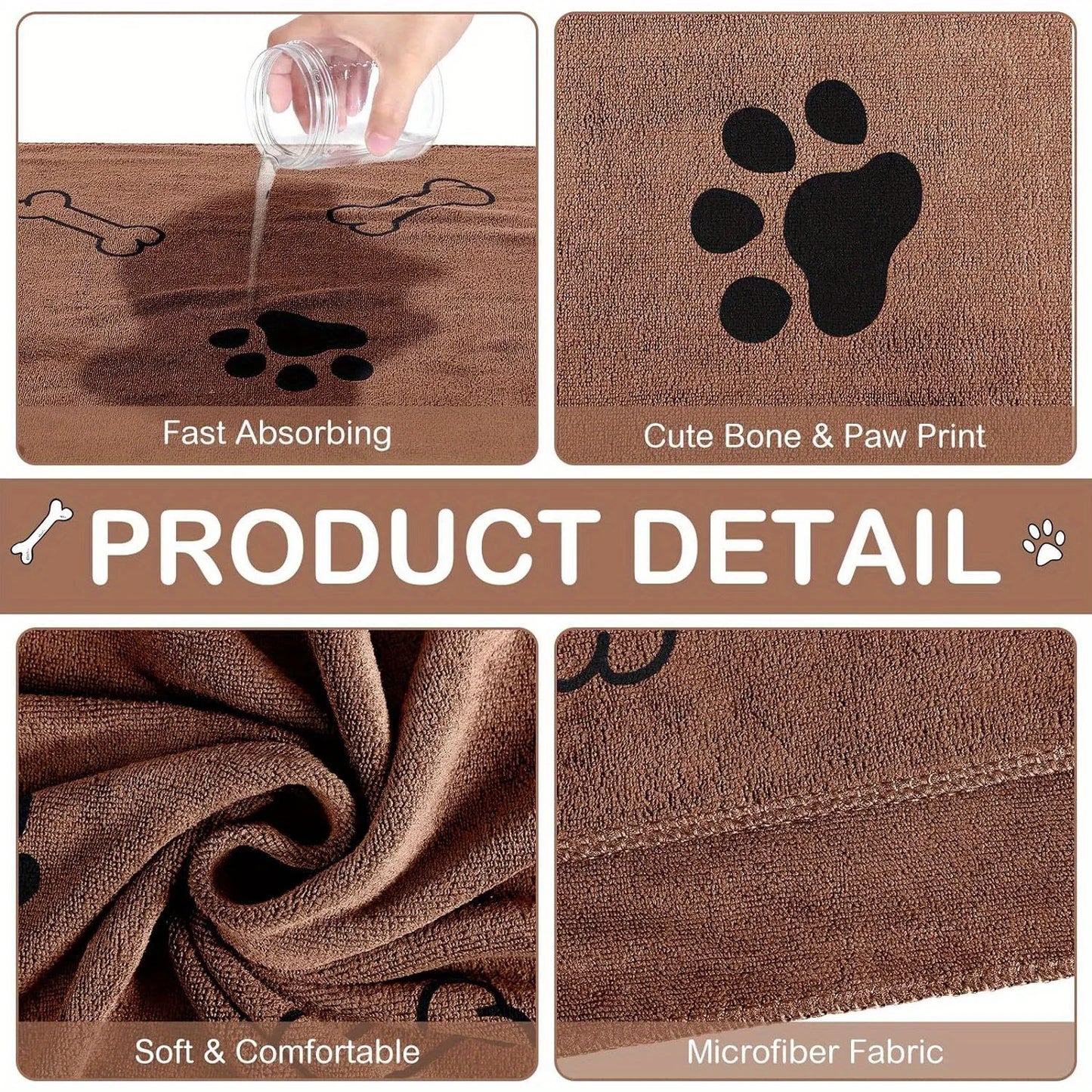 Pet Hair Remover Glove - Double-Sided Grooming Mitt for Furniture and Clothing