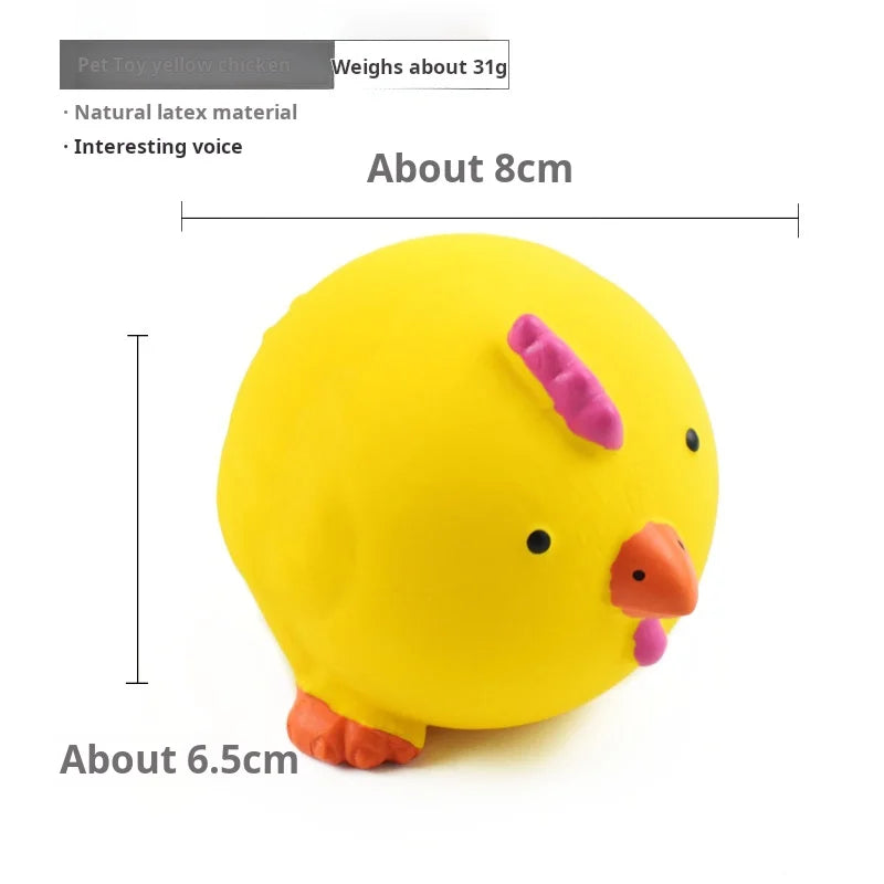 Durable Animal Design Squeaky Chew Toys - Dental Health Toys for Dogs