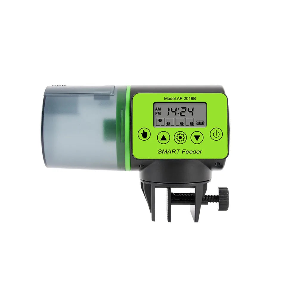 Distributeur automatique intelligent de nourriture pour aquarium à grande capacité et avec fonction de minuterie