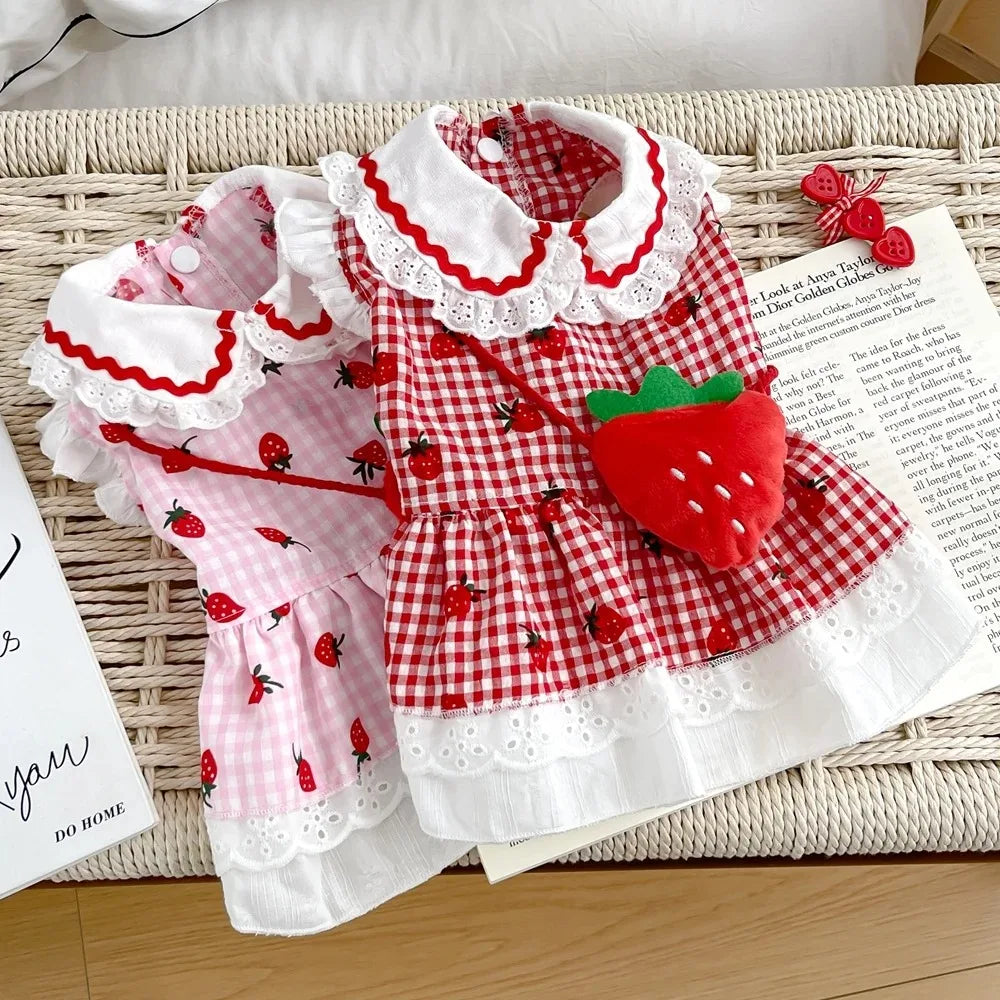 Puppy Summer Clothes - Lightweight Blouse Shirt for Small Dogs