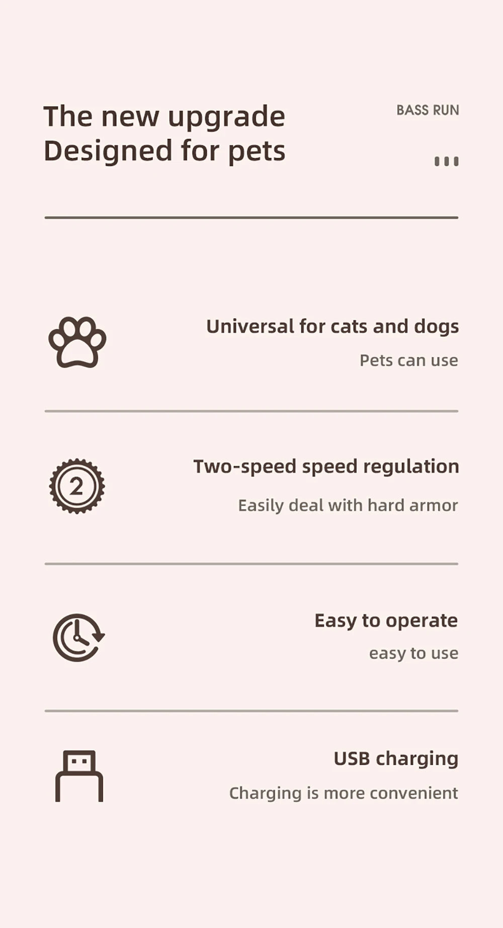 Wireless Electric Pet Nail Grinder with LED Light - USB Rechargeable Silent Trimmer