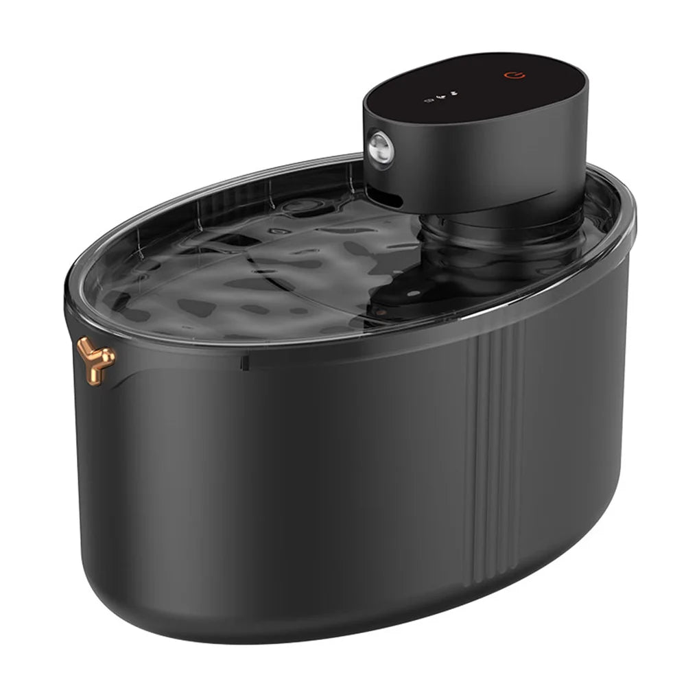 Smart Pet Water Fountain 2.5L - USB Rechargeable Induction Drinking Bowl with Filter