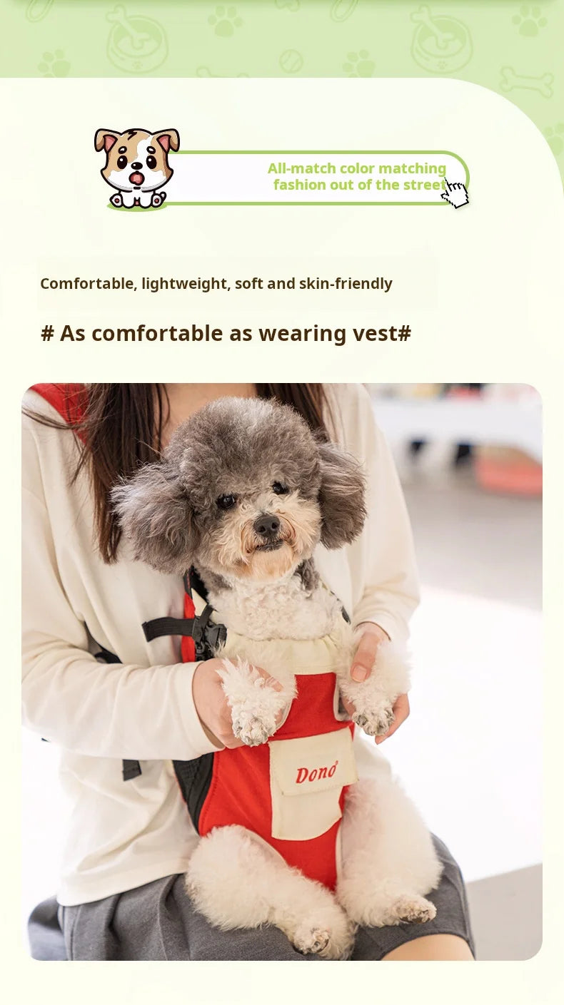 Pet Carrier Backpack - Breathable Mesh Travel Bag for Dogs & Cats