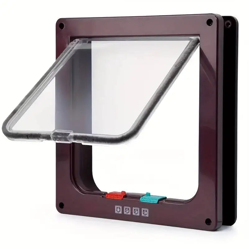 4-Way Locking Weatherproof Pet Flap Door