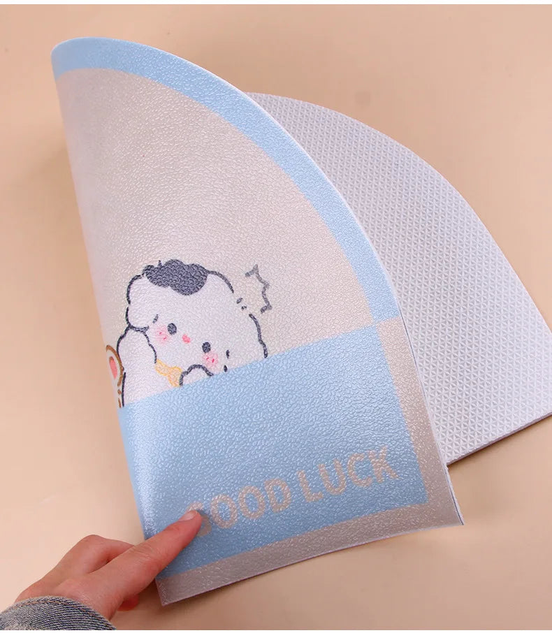 Absorbent Pet Feeding Mat with Waterproof Backing