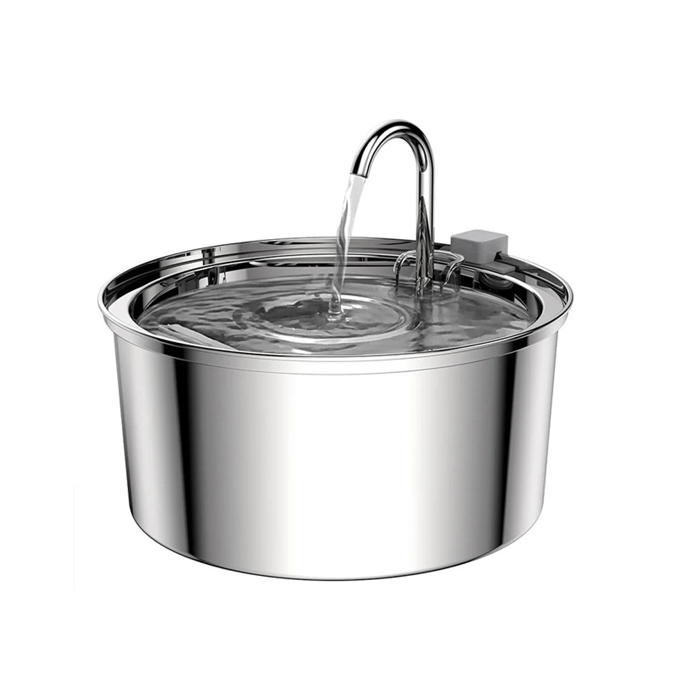 3.2L Stainless Steel Pet Water Fountain with Motion Sensor