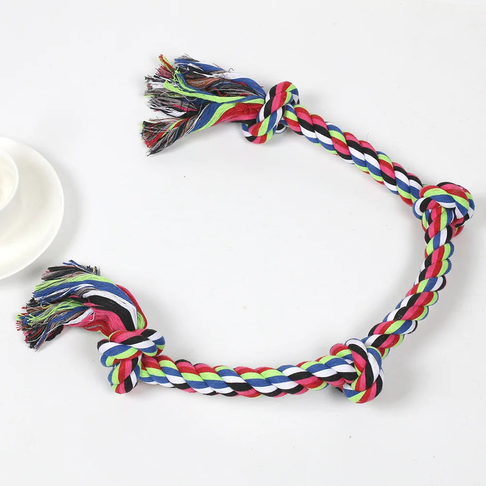 Jouet à mâcher en corde nouée durable pour grands chiens