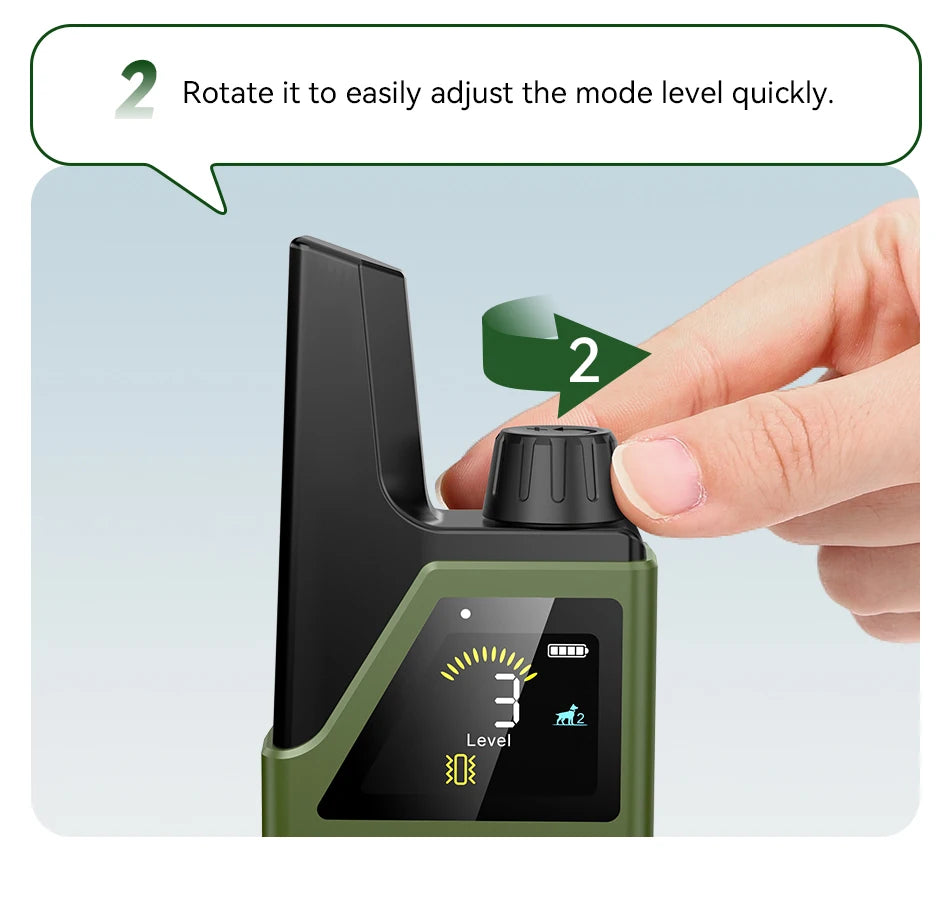 Remote Dog Training Collar - Rechargeable Bark Control System with Multiple Training Modes