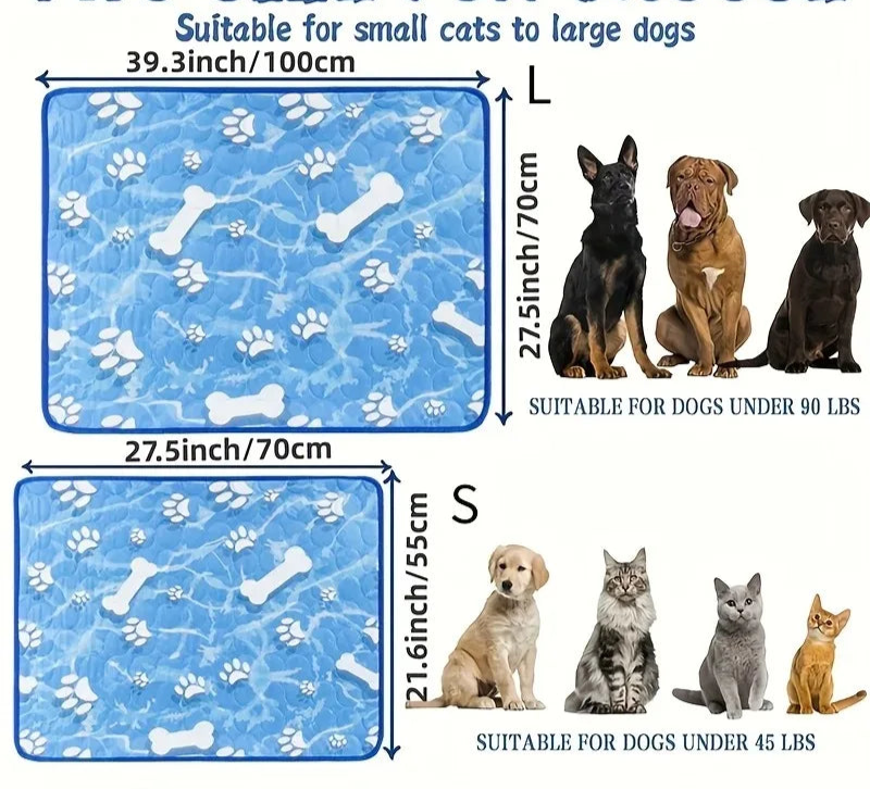 Cooling Pet Bed for Dogs and Cats - Summer Comfort Sofa