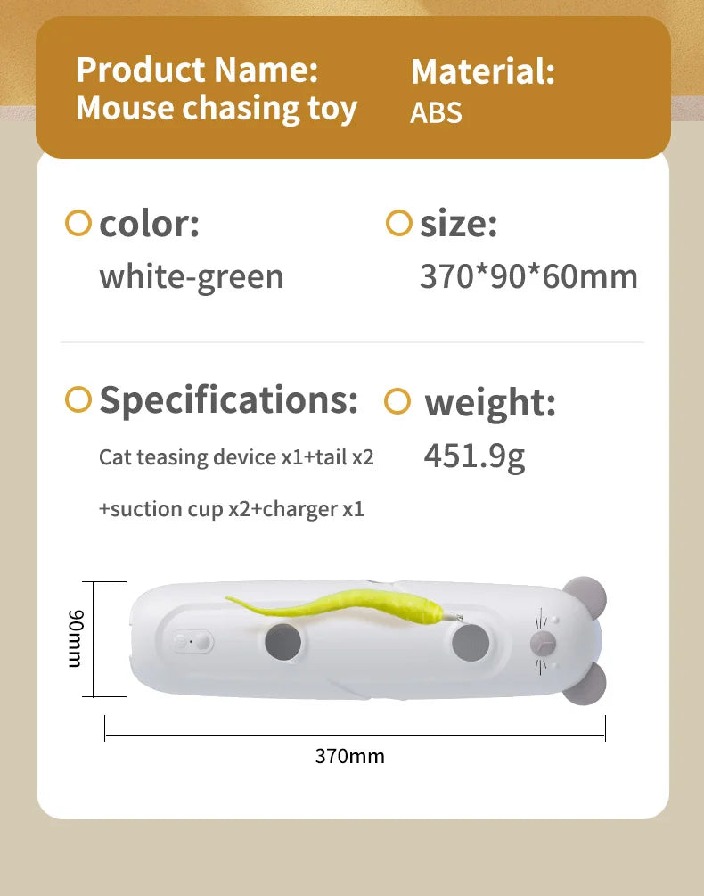 Interactive Caterpillar Cat Toy