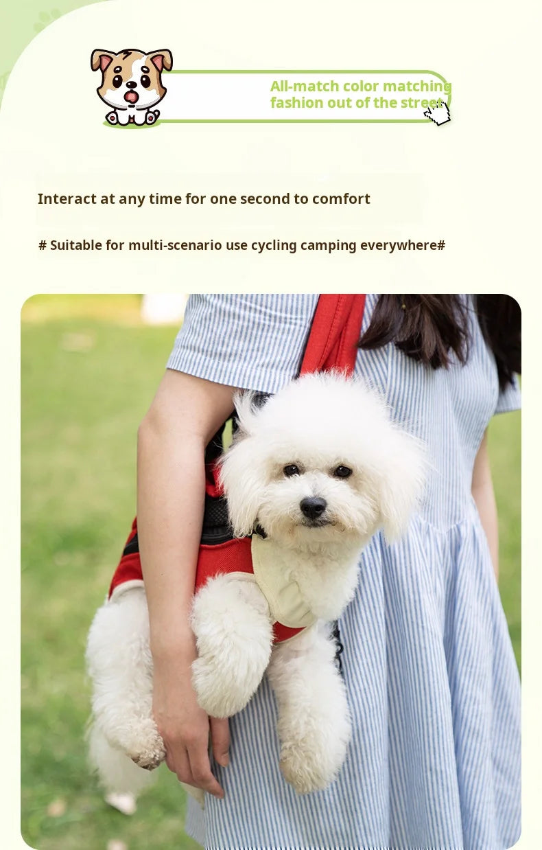 Pet Carrier Backpack - Breathable Mesh Travel Bag for Dogs & Cats