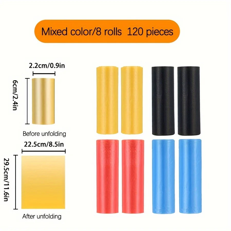 Dog Poop Bags - 1200 Leak-Proof Waste Bags with Cartoon Paw Graphics
