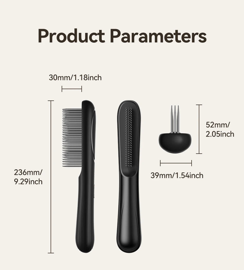 Electric Flea Comb - Waterproof Anti-Lice Removal Brush for Dogs & Cats