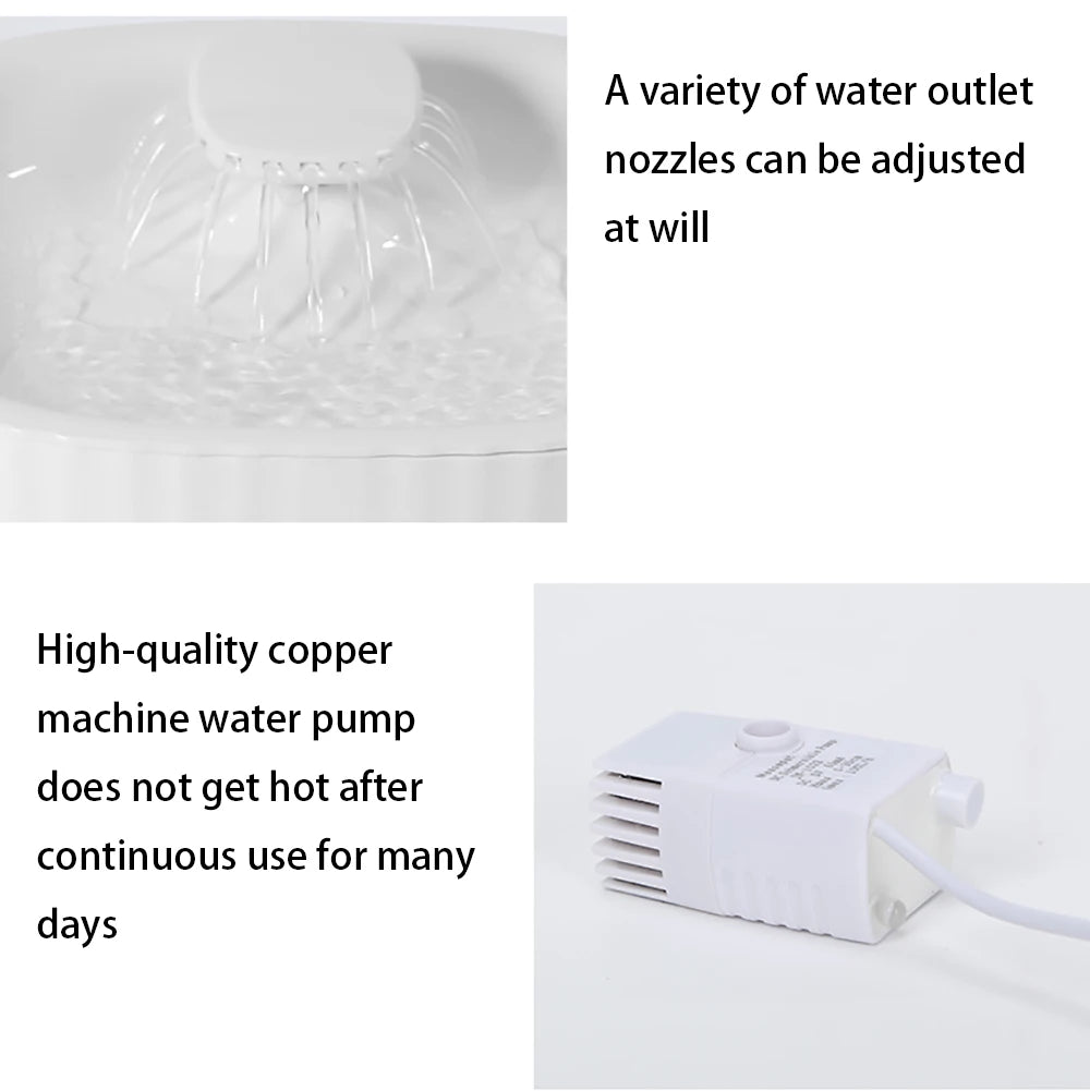 3L Automatic USB Pet Water Fountain for Dogs and Cats