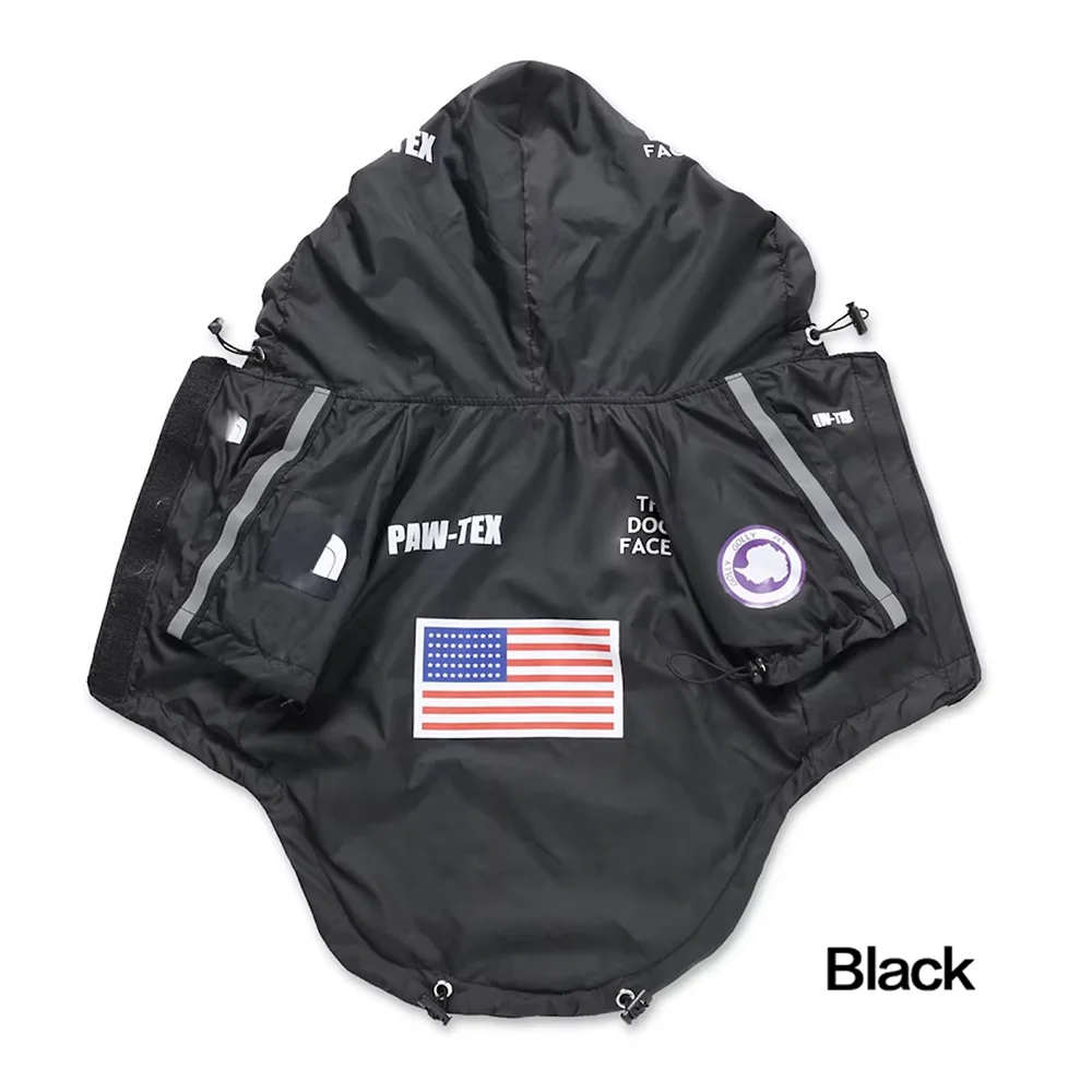 Waterproof Reflective Dog Raincoat with Hood