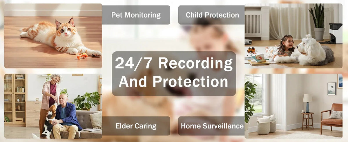 Smart Robot Pet Camera with Treat Dispenser & Two-Way Talk — 1080p WiFi