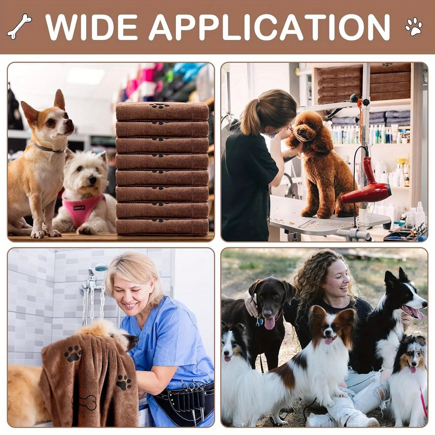 Pet Hair Remover Glove - Double-Sided Grooming Mitt for Furniture and Clothing