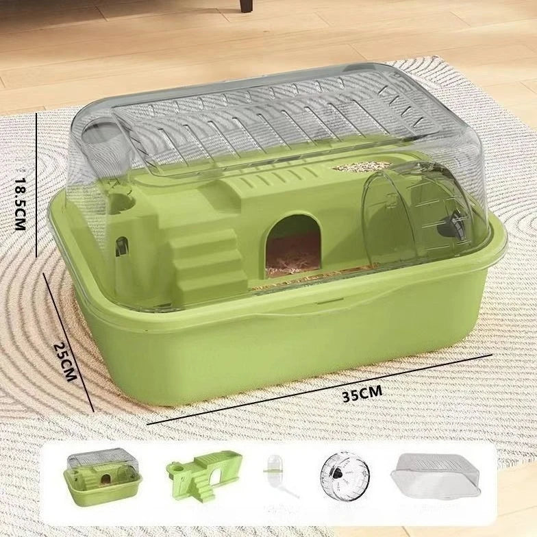 Large Hamster Cage with Acrylic Panels