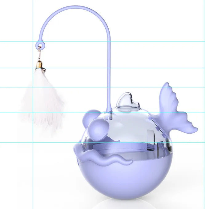 Anglerfish Tumbler Cat Toy