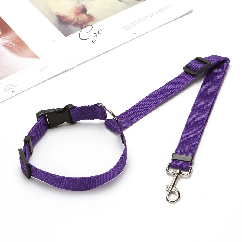 Adjustable Pet Car Harness & Seat Belt - Universal Safety Restraint