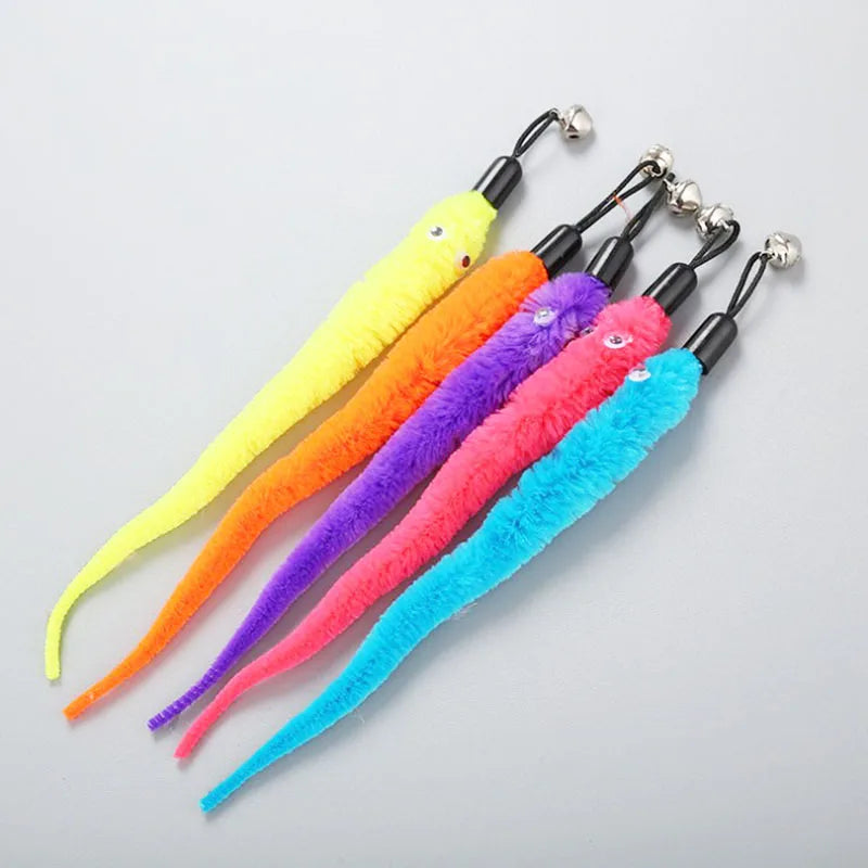 Retractable Feather Cat Wand Toy