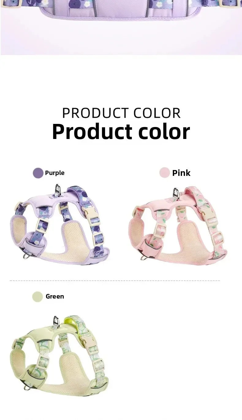 Adjustable Dog Collar and Harness Set