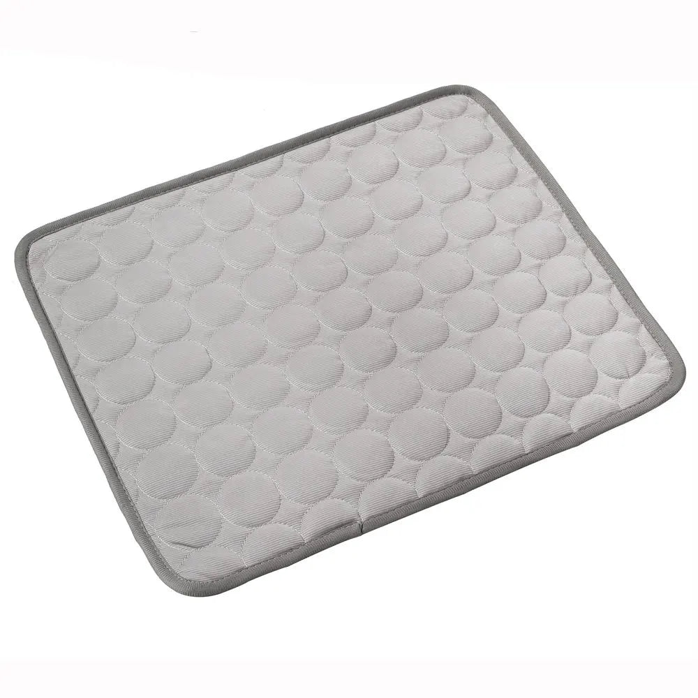 Self-Cooling Pet Mat with Ice Silk Technology - 40 Inch Summer Bed