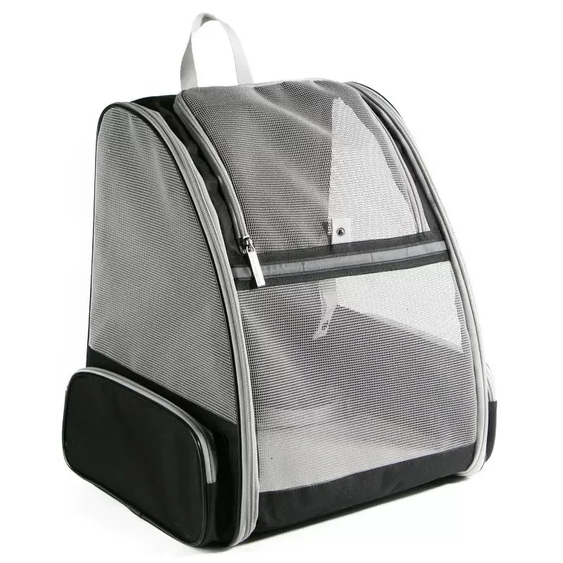 Breathable Foldable Pet Carrier Backpack — Portable Travel Bag for Cats & Puppies