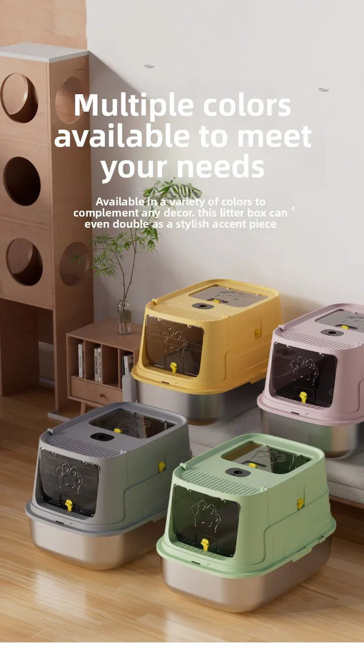 Covered Cat Litter Box
