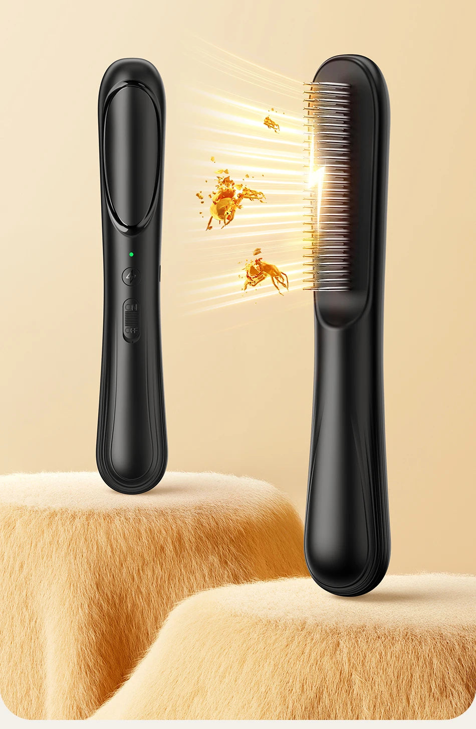 Electric Flea Comb - Waterproof Anti-Lice Removal Brush for Dogs & Cats