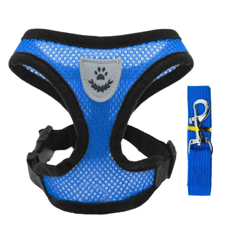 Escape-Proof Cat Harness & Leash Set - Adjustable Mesh Vest for Cats & Small Dogs