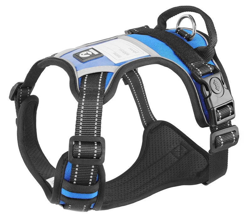 Reflective No-Pull Dog Vest Harness with Name Card