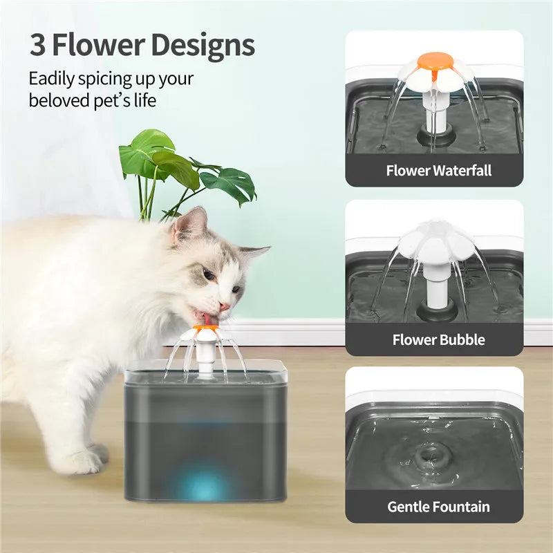 Smart WiFi Pet Feeder and Water Fountain Combo - 3.5L Food + 2L Water