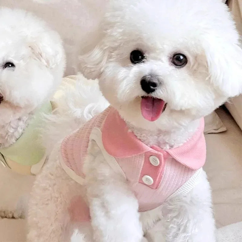 Summer Dog Shirt - Lightweight Pet Clothing for Small Dogs