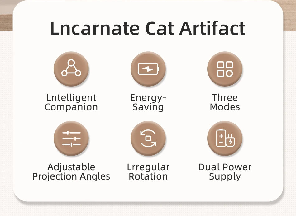 Interactive Smart Cat Toy with LED Laser and Handheld Control