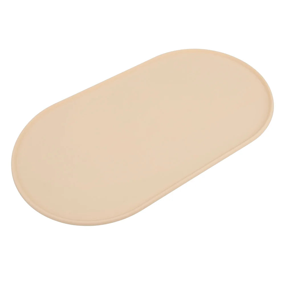 Non-Slip Silicone Pet Bowl Mat for Dogs & Cats