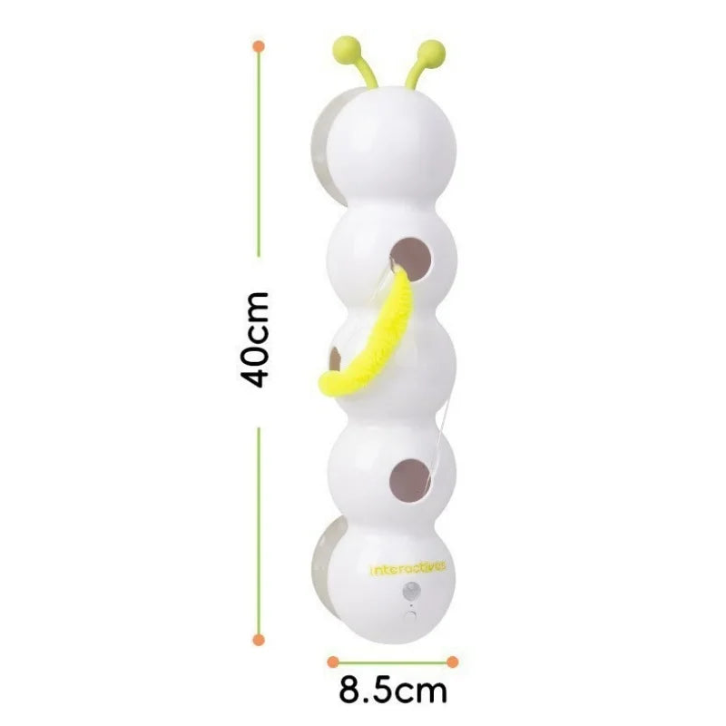 Rechargeable Cat Teaser Toy – Automatic Worm & Tail Game