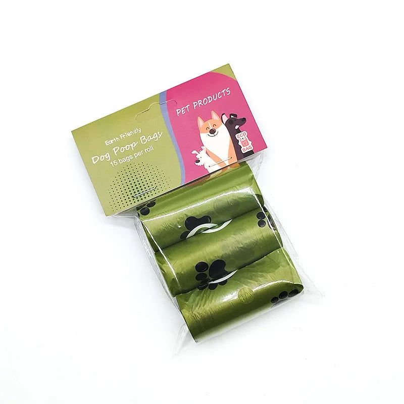 Biodegradable Scented Dog Poop Bags with Dispenser
