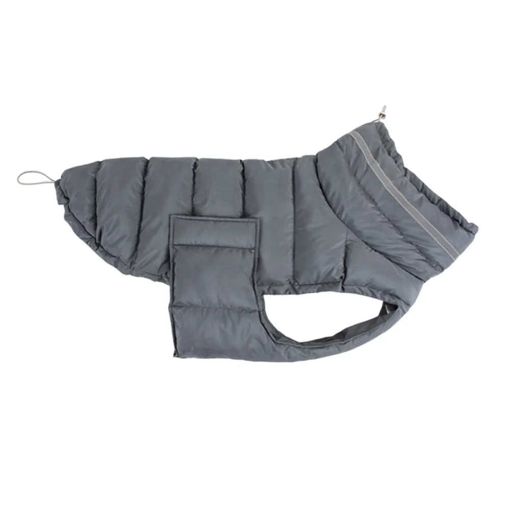 Waterproof High-Collar Down Jacket for Dogs