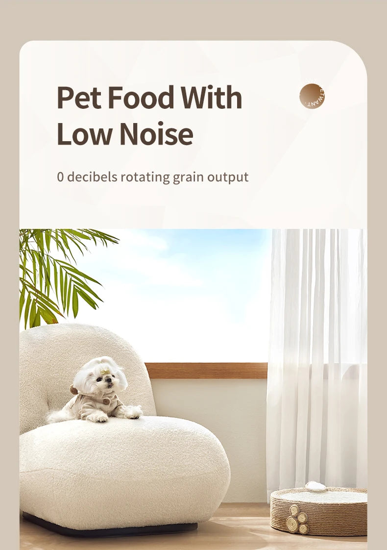 6-Meal Automatic Pet Feeder - Smart Food Dispenser for Wet & Dry Food