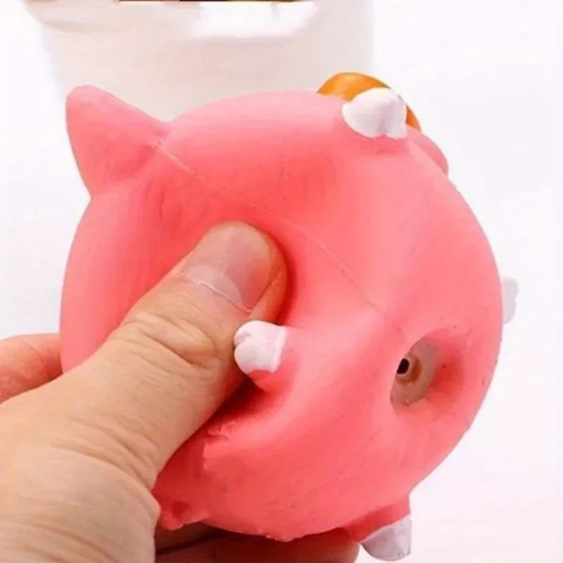 Durable Animal Design Squeaky Chew Toys - Dental Health Toys for Dogs
