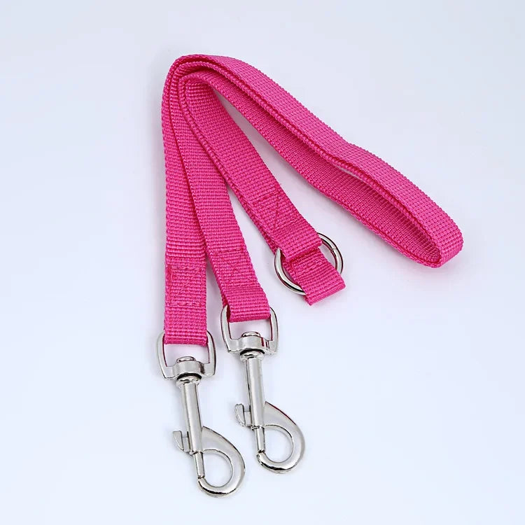 Double Dog Leash Coupler for Walking Two Dogs