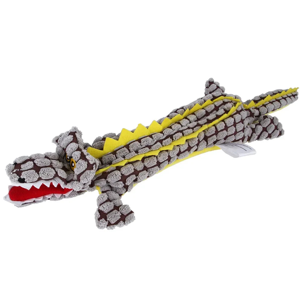 No-Stuffing Crocodile Squeak Toy