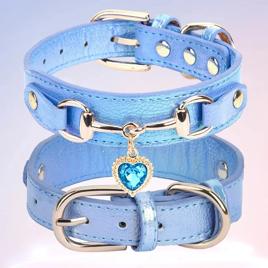 Cat Necklace & Harness Set - Pet Collar with Leash for Kittens & Puppies