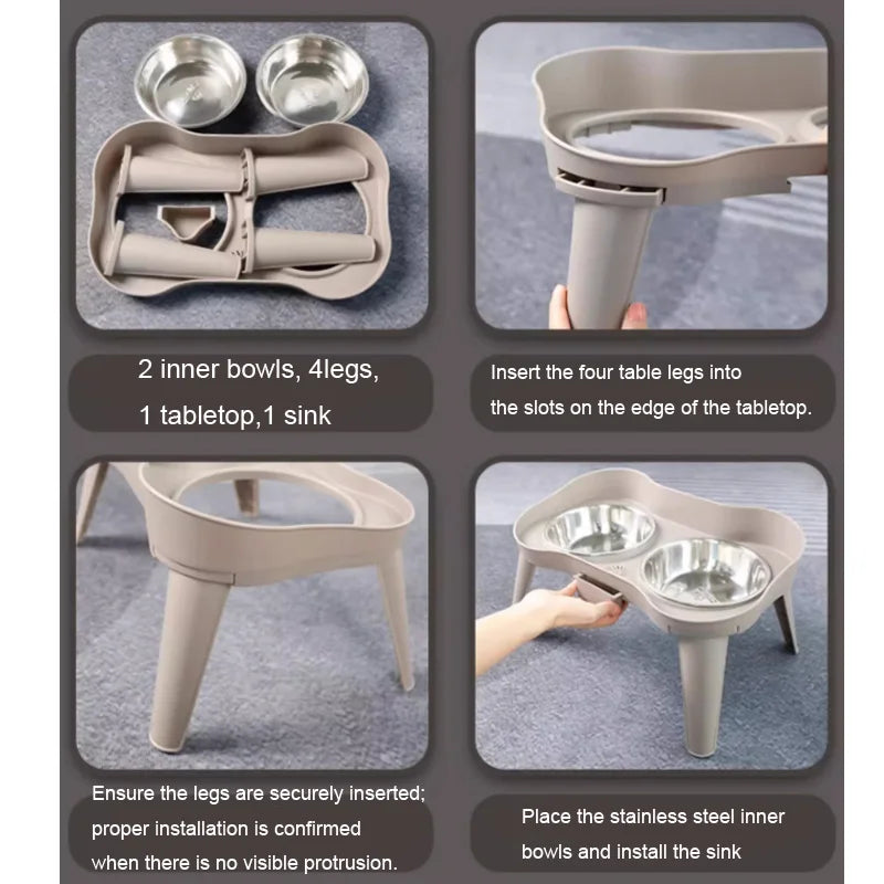Stainless Steel Pet Bowl – Food & Water Dish for Dogs & Cats