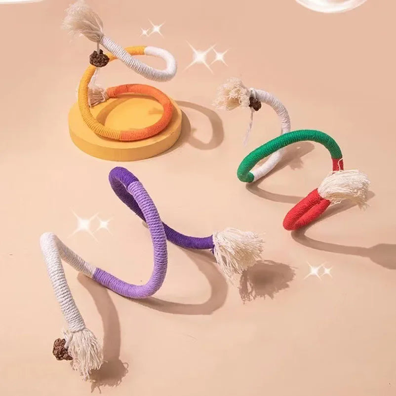 Interactive Cat Toys Set - Feather Teasers and Chew Toys for Kittens